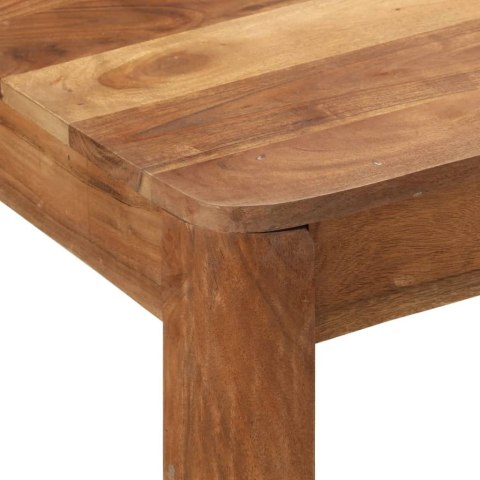 STOLIK BAROWY AKACJA W MIODOWYM KOLORZE 110X55X106CM