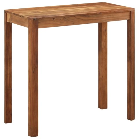 STOLIK BAROWY AKACJA W MIODOWYM KOLORZE 110X55X106CM