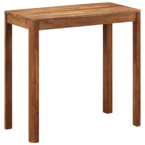STOLIK BAROWY AKACJA W MIODOWYM KOLORZE 110X55X106CM