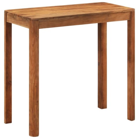 STOLIK BAROWY AKACJA W MIODOWYM KOLORZE 110X55X106CM