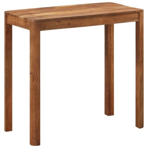 STOLIK BAROWY AKACJA W MIODOWYM KOLORZE 110X55X106CM