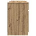 VidaXL Biurko dąb artisan 140 x 49 x 76 cm Materiał drewnopochodny