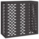 OSŁONA OBUDOWA KLIMATYZATORA POMPY CIEPŁA CZARNY 110X50X105CM STAL