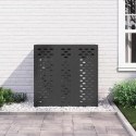 OSŁONA OBUDOWA KLIMATYZATORA POMPY CIEPŁA CZARNY 110X50X105CM STAL
