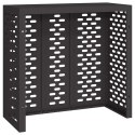 OSŁONA OBUDOWA KLIMATYZATORA POMPY CIEPŁA CZARNY 110X50X105CM STAL