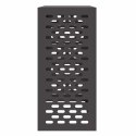 OSŁONA OBUDOWA KLIMATYZATORA POMPY CIEPŁA CZARNY 110X50X105CM STAL