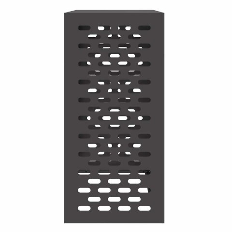OSŁONA OBUDOWA KLIMATYZATORA POMPY CIEPŁA CZARNY 110X50X105CM STAL