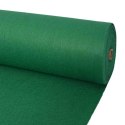 VidaXL Dywan Gładki zielony 1,2 x 12 m Poliester