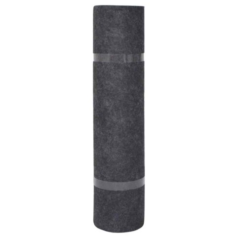 VidaXL Dywan antracytowy 1,2 x 15 m Poliester