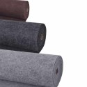 VidaXL Dywan antracytowy 1,2 x 20 m Poliester