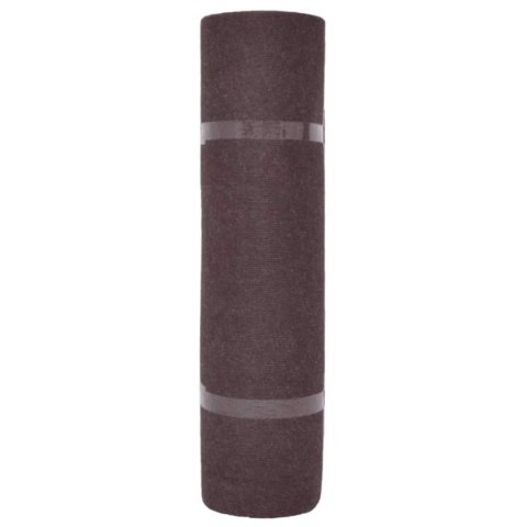VidaXL Dywan brązowy 1,2 x 15 m Poliester