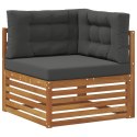 VidaXL Zestawy sof z poduszką 11 pcs Lite Drewno Akacji