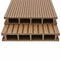 VidaXL Deska Tarasowa 48 pcs Kolor teak Kompozyt drewniano-plastikowy
