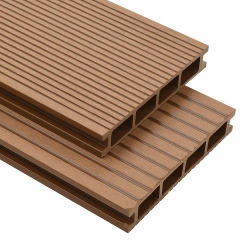 VidaXL Deska Tarasowa 60 pcs Kolor teak Kompozyt drewniano-plastikowy