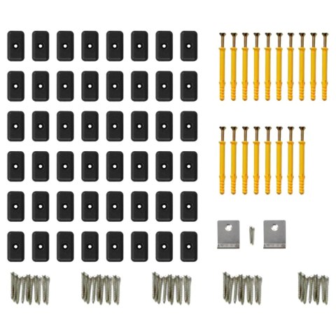 VidaXL Deska Tarasowa 60 pcs Szary Kompozyt drewniano-plastikowy