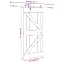 DRZWI PRZESUWNE NARVIK 100X210CM (213,5CM)