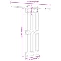 DRZWI PRZESUWNE NARVIK 70X210CM (213,5CM)