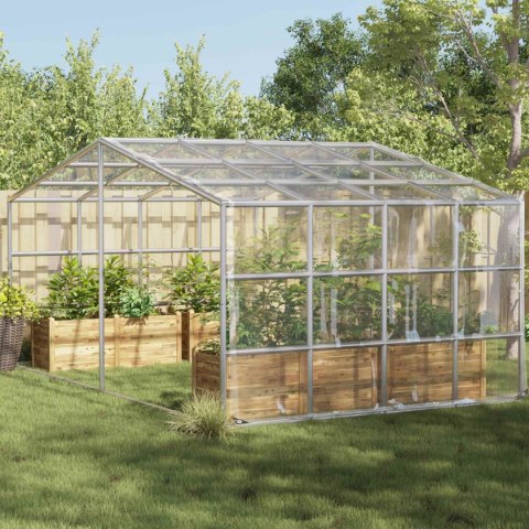 VidaXL Osłona na rośliny przezroczysty 7 x 5 m PVC