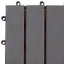 VidaXL Płytka Tarasowa 20 pcs Szary 30 x 30 cm Drewno Akacjowe
