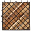 VidaXL Płytka Tarasowa 20 pcs brązowy 30 x 30 cm Drewno Akacjowe