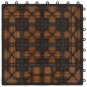 VidaXL Płytka Tarasowa 22 pcs Drewno tekowe 30 x 30 cm