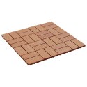 VidaXL Płytka Tarasowa 22 pcs Drewno tekowe 30 x 30 cm