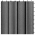 VidaXL Płytka Tarasowa 22 pcs Szary 30 x 30 cm