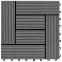 VidaXL Płytka Tarasowa 22 pcs Szary 30 x 30 cm