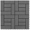 VidaXL Płytka Tarasowa 22 pcs Szary 30 x 30 cm