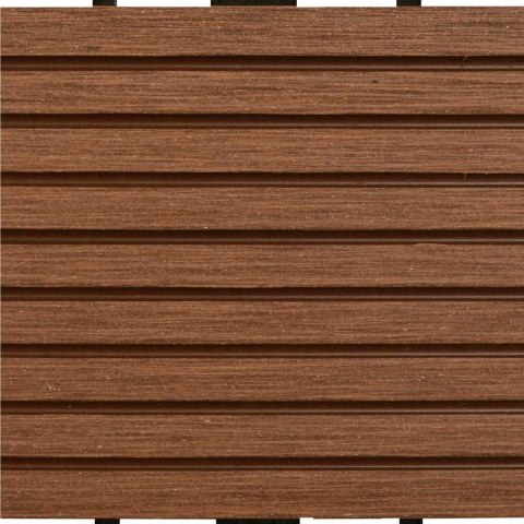 VidaXL Płytka Tarasowa 22 pcs brązowy 30 x 30 cm