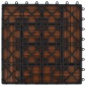 VidaXL Płytka Tarasowa 22 pcs brązowy 30 x 30 cm