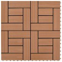 VidaXL Płytka Tarasowa 22 pcs brązowy 30 x 30 cm