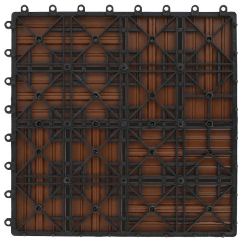 VidaXL Płytka Tarasowa 22 pcs brązowy 30 x 30 cm