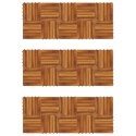 VidaXL Płytka Tarasowa 30 pcs brązowy 30 x 30 cm Drewno Akacjowe