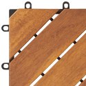 VidaXL Płytka Tarasowa 30 pcs brązowy 30 x 30 cm Drewno Akacjowe