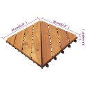 VidaXL Płytka Tarasowa 30 pcs brązowy 30 x 30 cm Drewno Akacjowe
