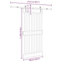 DRZWI PRZESUWNE NARVIK 100X210CM (213,5CM)