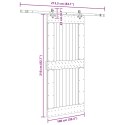 DRZWI PRZESUWNE NARVIK 100X210CM (213,5CM)