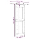 DRZWI PRZESUWNE NARVIK 70X210CM (152,5CM)