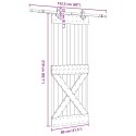 DRZWI PRZESUWNE NARVIK 80X210CM (152,5CM)