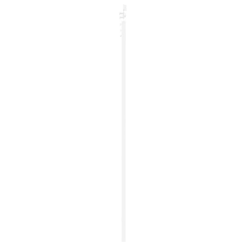 VidaXL Drzwi przesuwne Biały 83 x 202 cm Lite drewno sosnowe