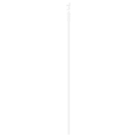 VidaXL Drzwi przesuwne Biały 83 x 202 cm Lite drewno sosnowe