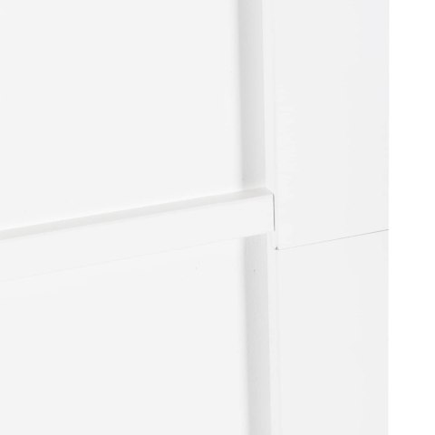 VidaXL Drzwi przesuwne Biały 83 x 202 cm Lite drewno sosnowe