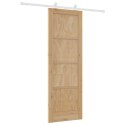 VidaXL Drzwi przesuwne Naturalne i białe 73,5 x 211 cm