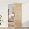 VidaXL Drzwi przesuwne Naturalne i białe 73,5 x 211 cm
