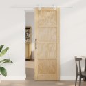 VidaXL Drzwi przesuwne Naturalne i białe 73,5 x 211 cm