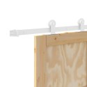 VidaXL Drzwi przesuwne Naturalne i białe 86 x 198,5 cm