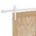 VidaXL Drzwi przesuwne ORKDAL Naturalne i białe 86 x 198,5 cm