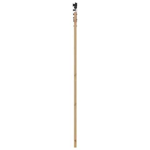 VidaXL Drzwi przesuwne ORKDAL Naturalny i czarny 86 x 211 cm
