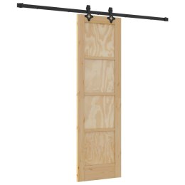 VidaXL Drzwi przesuwne ORKDAL naturalny 61 x 198,5 cm